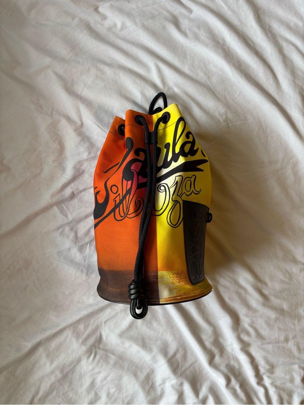 Loewe Paula’s Ibiza Sailor Sunset Drawstring Bucket Bag